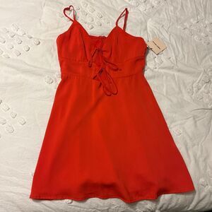 Superdown Revolve Red Dress